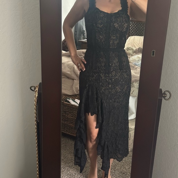 Bronx & Banco Tiffany Lace Midi Dress M - Picture 4 of 8